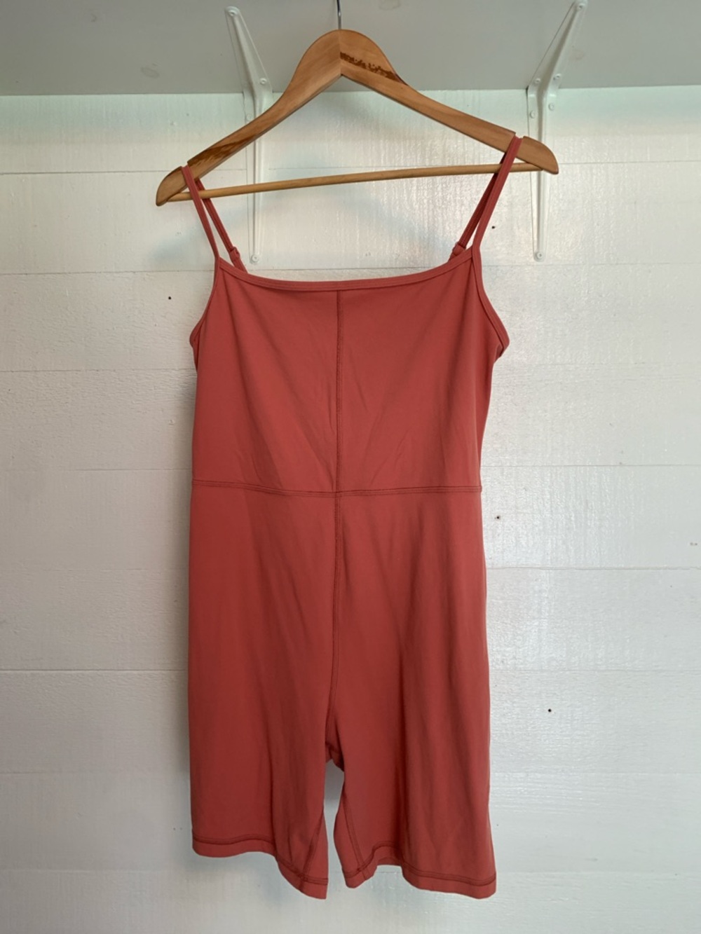Wilfred Rust-Colored Sleeveless Jumpsuit Romper